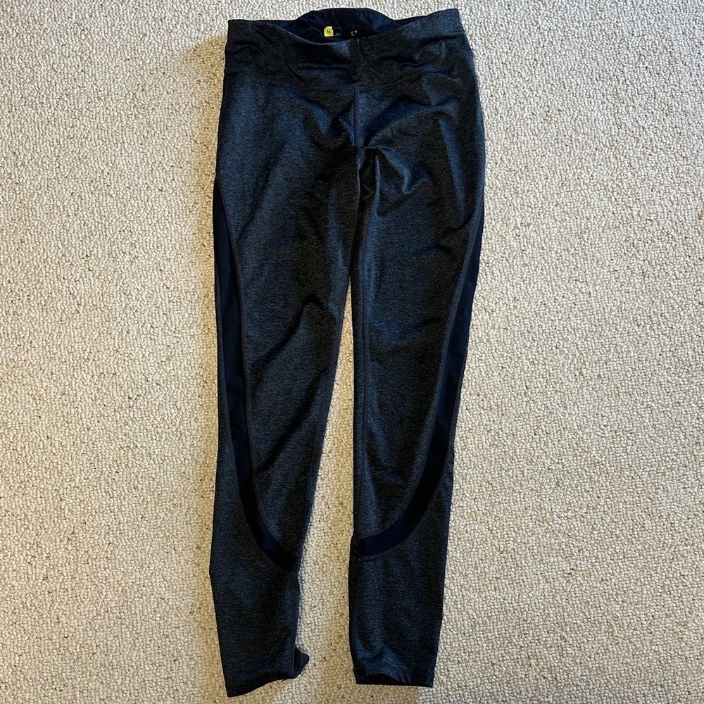 Xersion Charcoal and Black Active Leggings